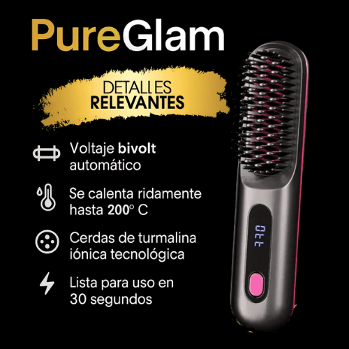 CEPILLO ALISADOR PORTÁTIL PUREGLAM
